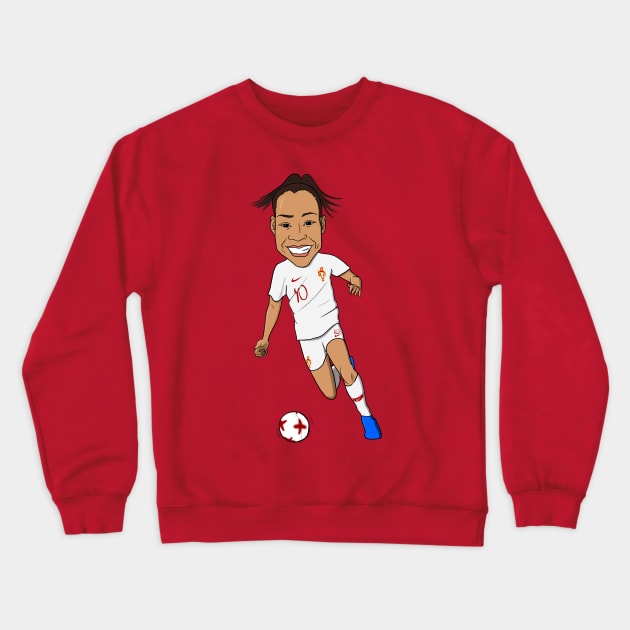 Jéssica Silva 2019 Crewneck Sweatshirt by Luzinha